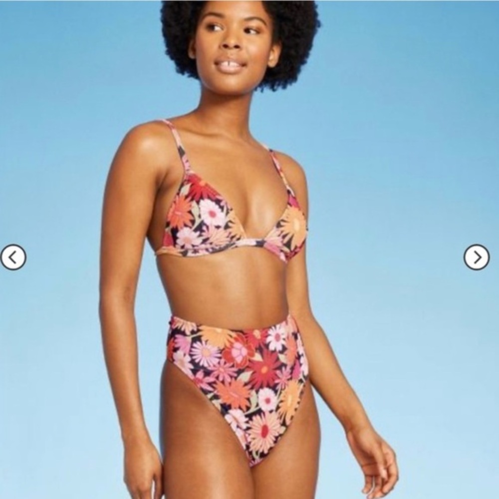 NWT Target Wild Fable Floral Bikini Set